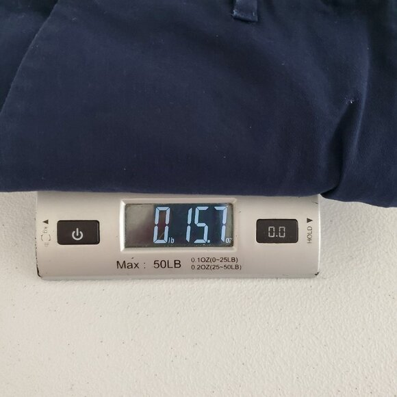 Wildfang Womens The Essential Slim Crop Pants SIze 16 Blue Pockets Basic Staple - Picture 11 of 11